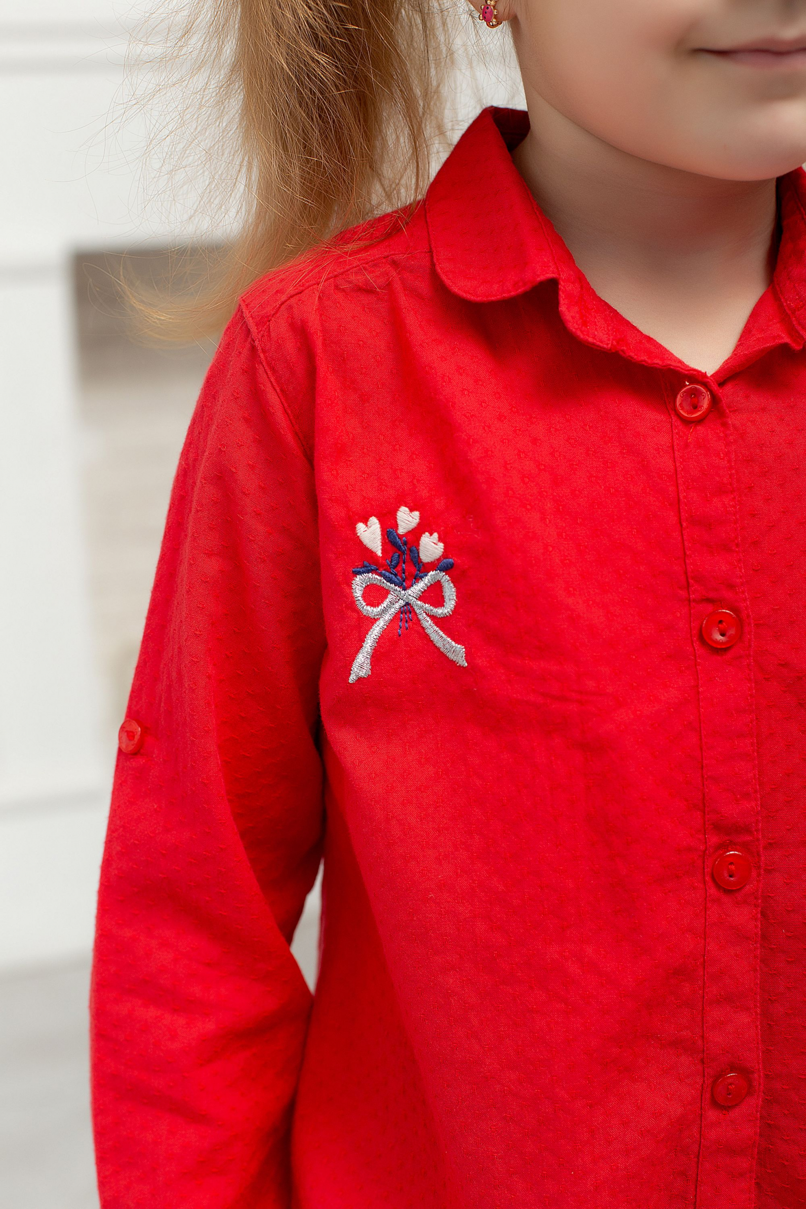 Рубашка "Red" для девочки