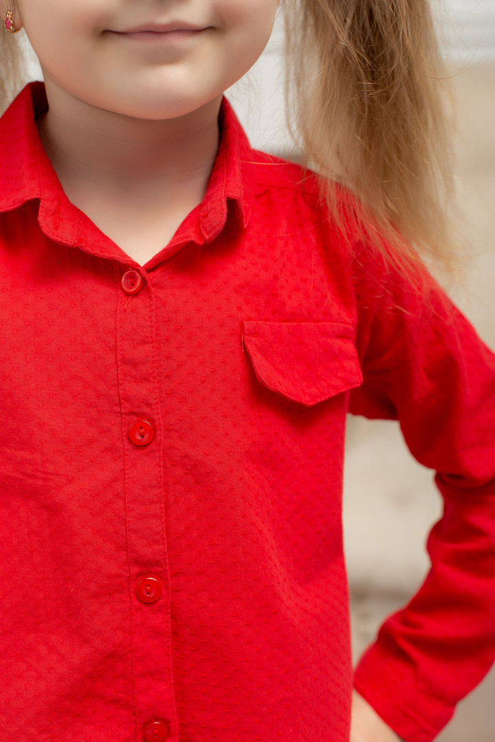 Рубашка "Red" для девочки