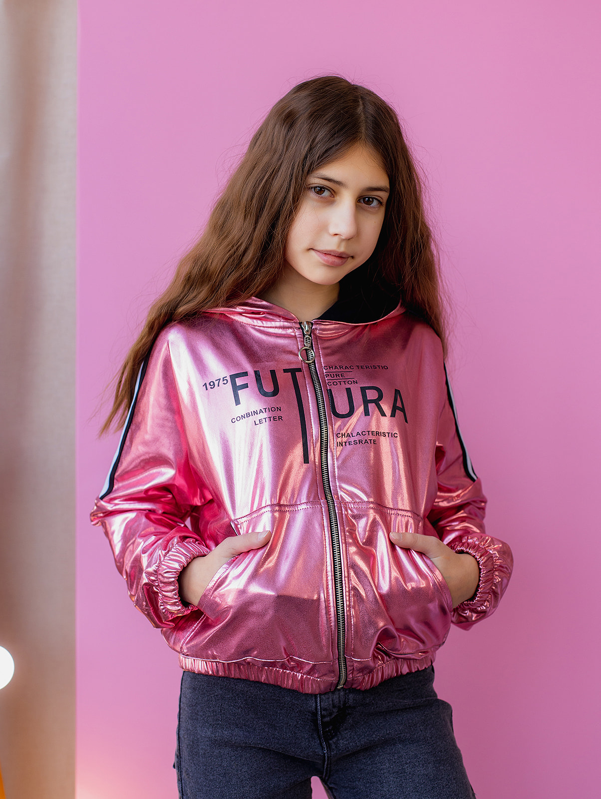 Куртка-бомбер "FUTUR" для девочки
