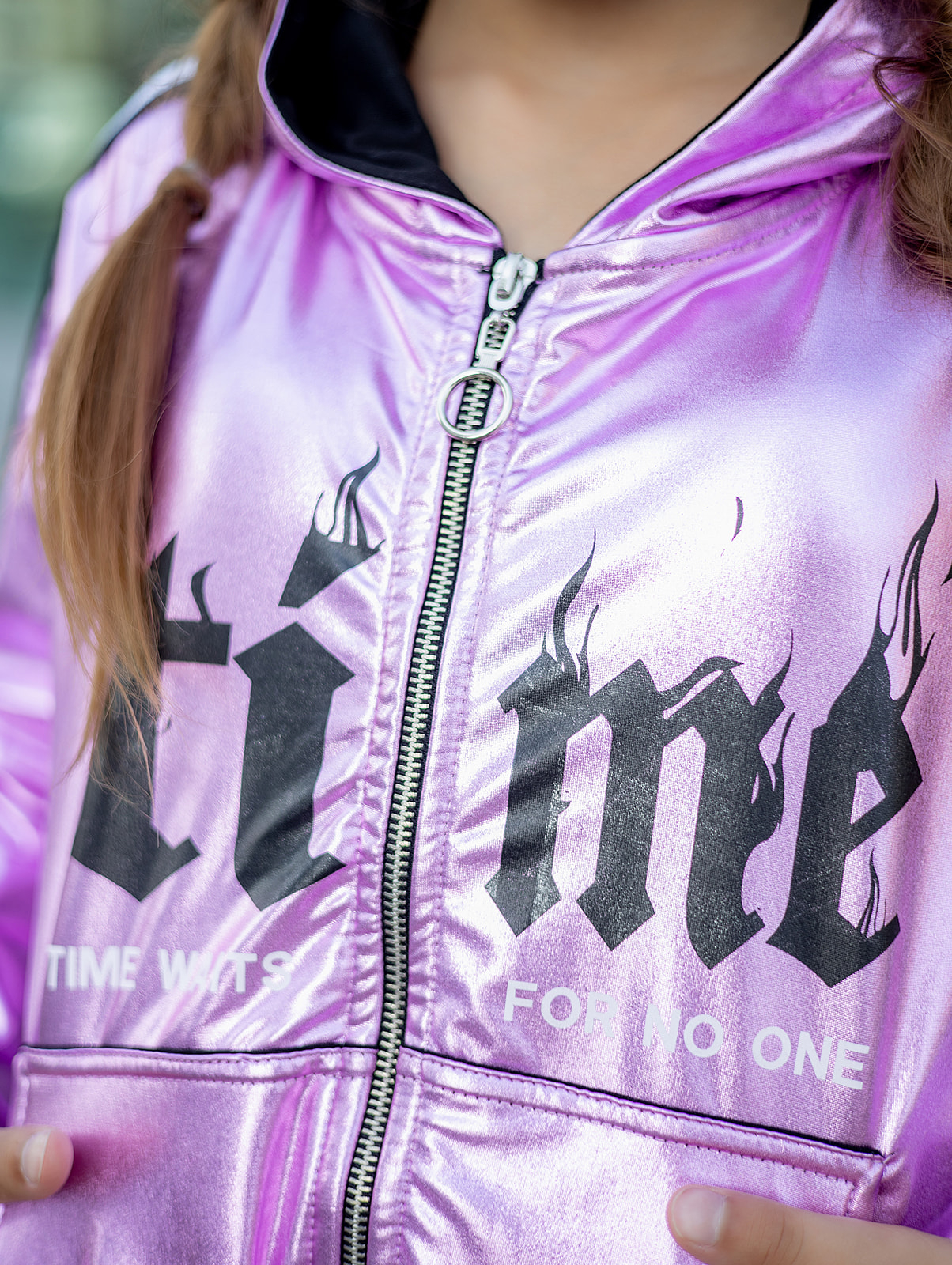 Куртка-бомбер "TIME" для дівчинки